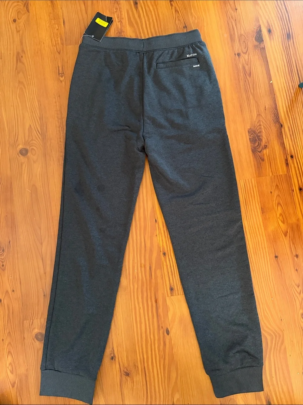 NWT Hurley Boys Black Heather Jogger Sweatpants